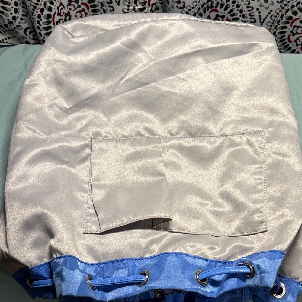 COACH Signature Optic Nylon Drawstring Backpack – Periwinkle Blue (A1360-F77350) - Picture 11 of 14